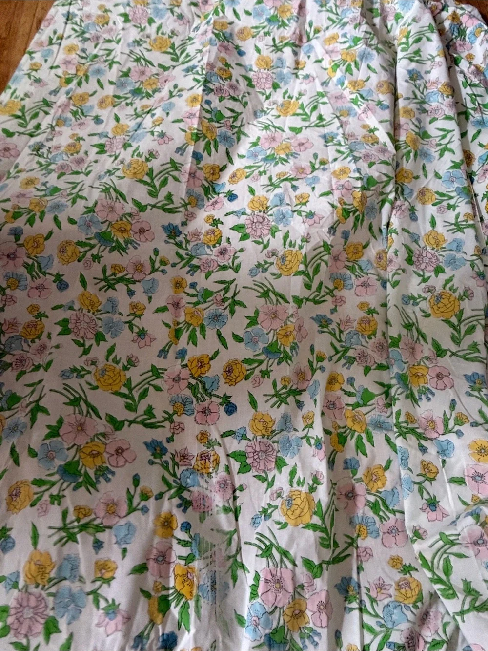 Vintage Floral Twin Fitted Sheet